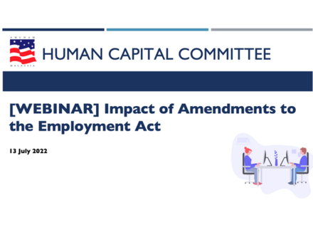 [WEBINAR] Impact of Amendments to the Employment Act