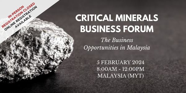 Critical Minerals Business Forum - [HYBRID]