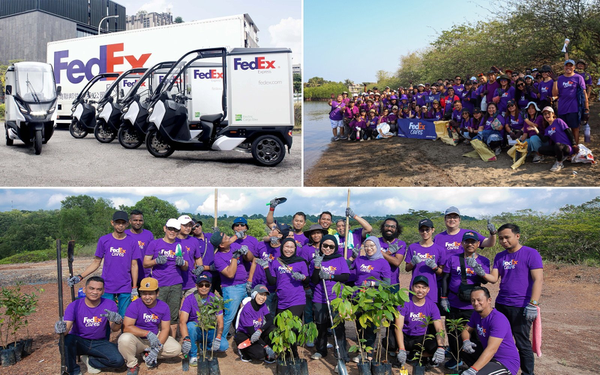 FedEx sustainability efforts make positive impact on operations and communities in asia pacific