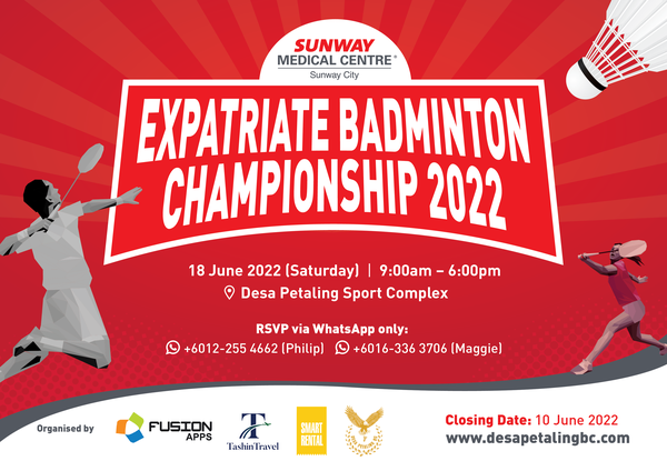 Sunway Medical Centre Expatriate Badminton Championship 2022