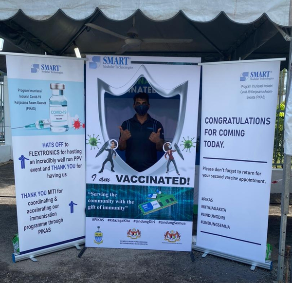 SMART Modular Technologies completed 1st dose vaccination for employees