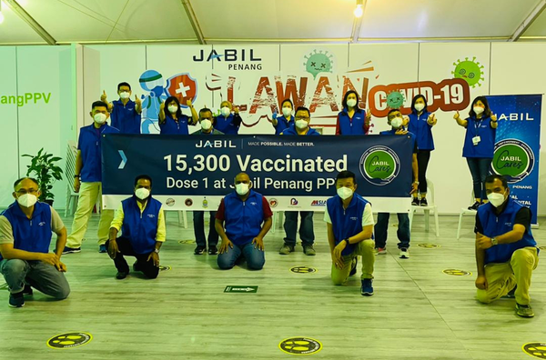 Jabil - First vaccination dose completed!