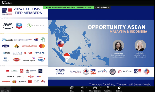 Opportunity ASEAN Webinar Series: Malaysia & Indonesia