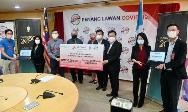 Keysight chips in to help needy students in e-learning programme