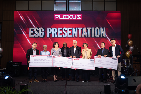 Plexus donates RM75,828 to charitable organizations