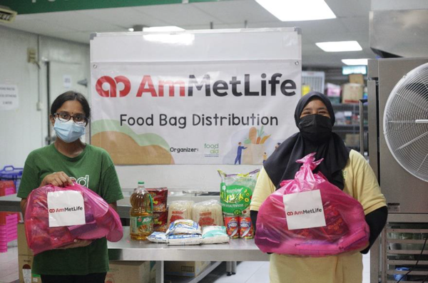 AmMetLife Insurance Berhad collaborates with Food Aid Foundation in providing food supplies to families affected by COVID-19