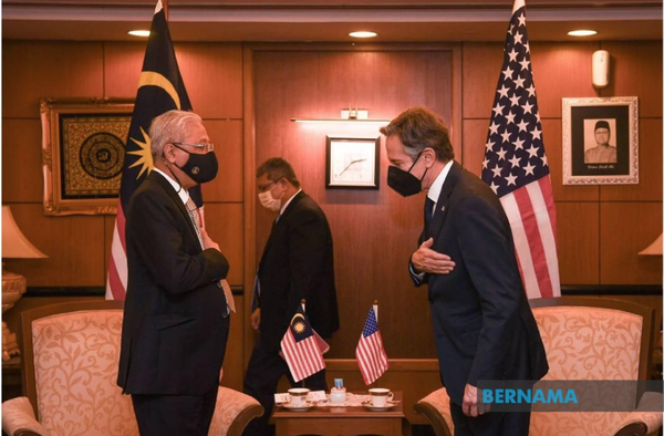 U.S. Secretary of State Blinken calls on Prime Minister Ismail Sabri