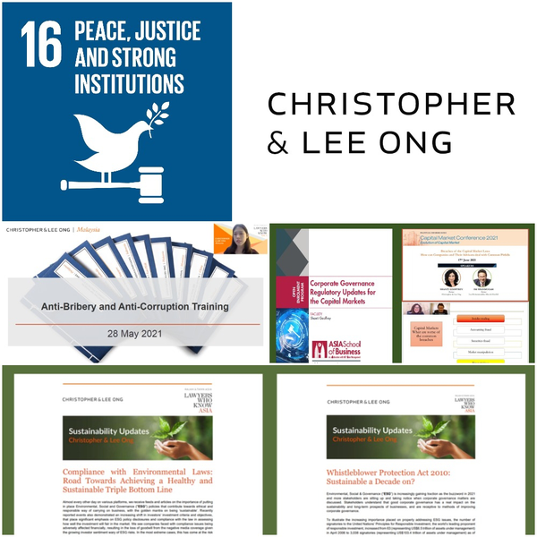 Christopher & Lee Ong – Advocating for Peace, Justice and Strong Institutions