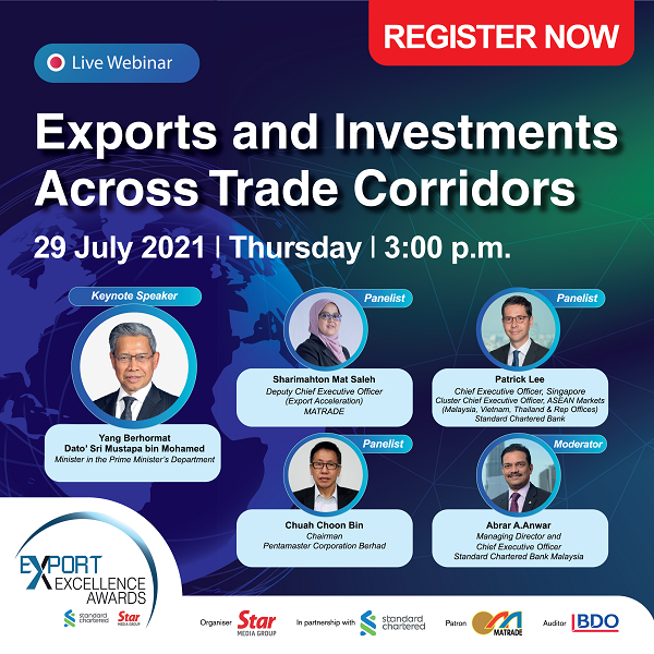 Live webinar: Exports and Investments Across Trade Corridors