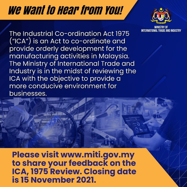 MITI Survey: Industrial Co-ordination Act 1975