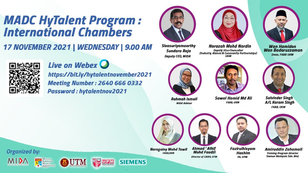 MADC HyTalent Programme: International Chambers Chapter