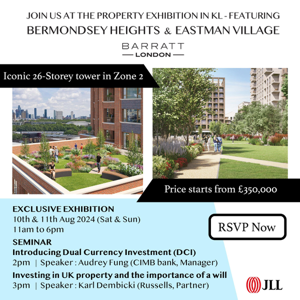 JLL: Bermondsey Heights & Eastman Village, London Property Exhibition