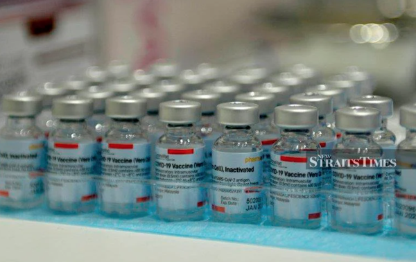 Penang receives 43,120 doses of Sinovac vaccines