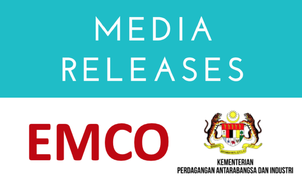 Critical Sectors That Support The Production of Healthcare Products, Food & Beverages as well as the Global Supply Chains Are Allowed to Operate In EMCO Areas in Selangor