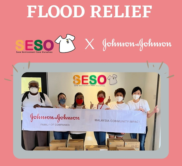 Johnson & Johnson in collaboration with SESO Malaysia donates to 650 families affected by flood