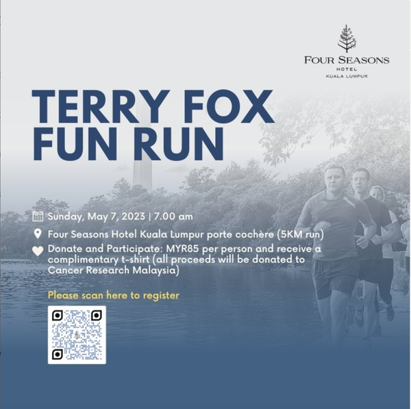 Four Seasons Hotel Kuala Lumpur: Terry Fox Fun Run
