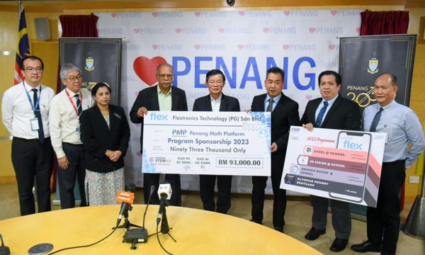 Flex contributes additional RM93,000 to support state’s STEM-related programmes