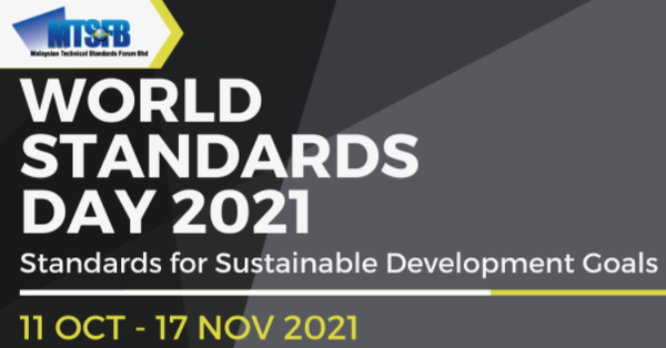 World Standards Day 2021: Standards for Sustainable Development Goals [14 & 15 Oct 2021]