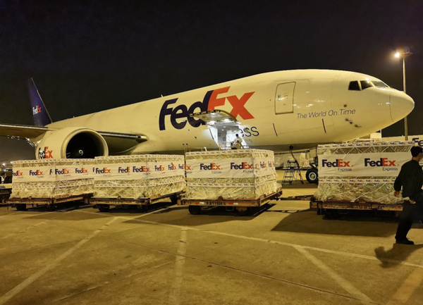 FedEx delivers critical healthcare supplies to India to support the fight against COVID-19
