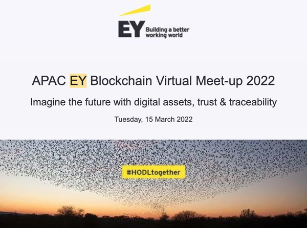 APAC EY Blockchain Virtual Meet-up 2022